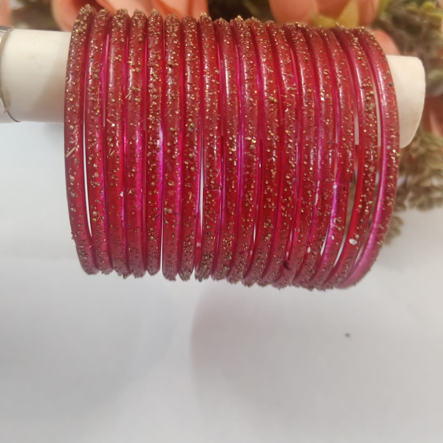 Kids Red Raindrop Bangles