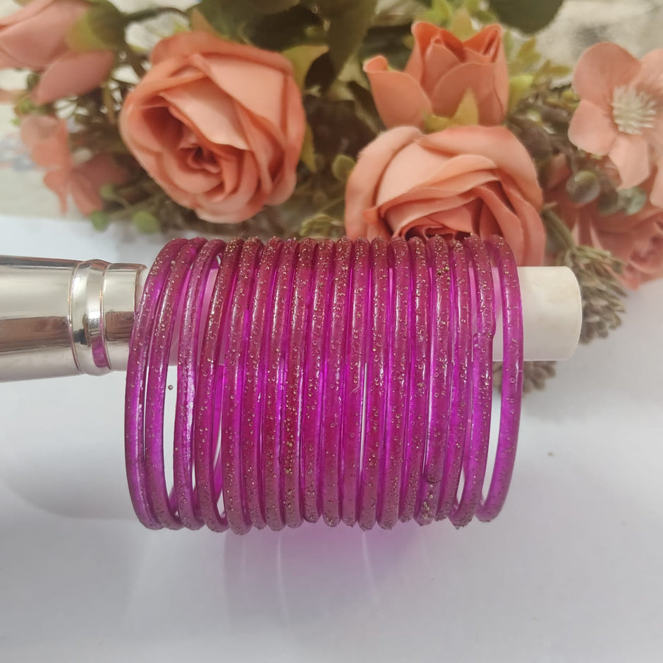 Kids Shoking Pink Raindrop Bangles