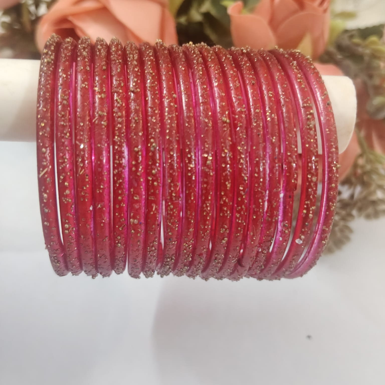 Kids Red Raindrop Bangles