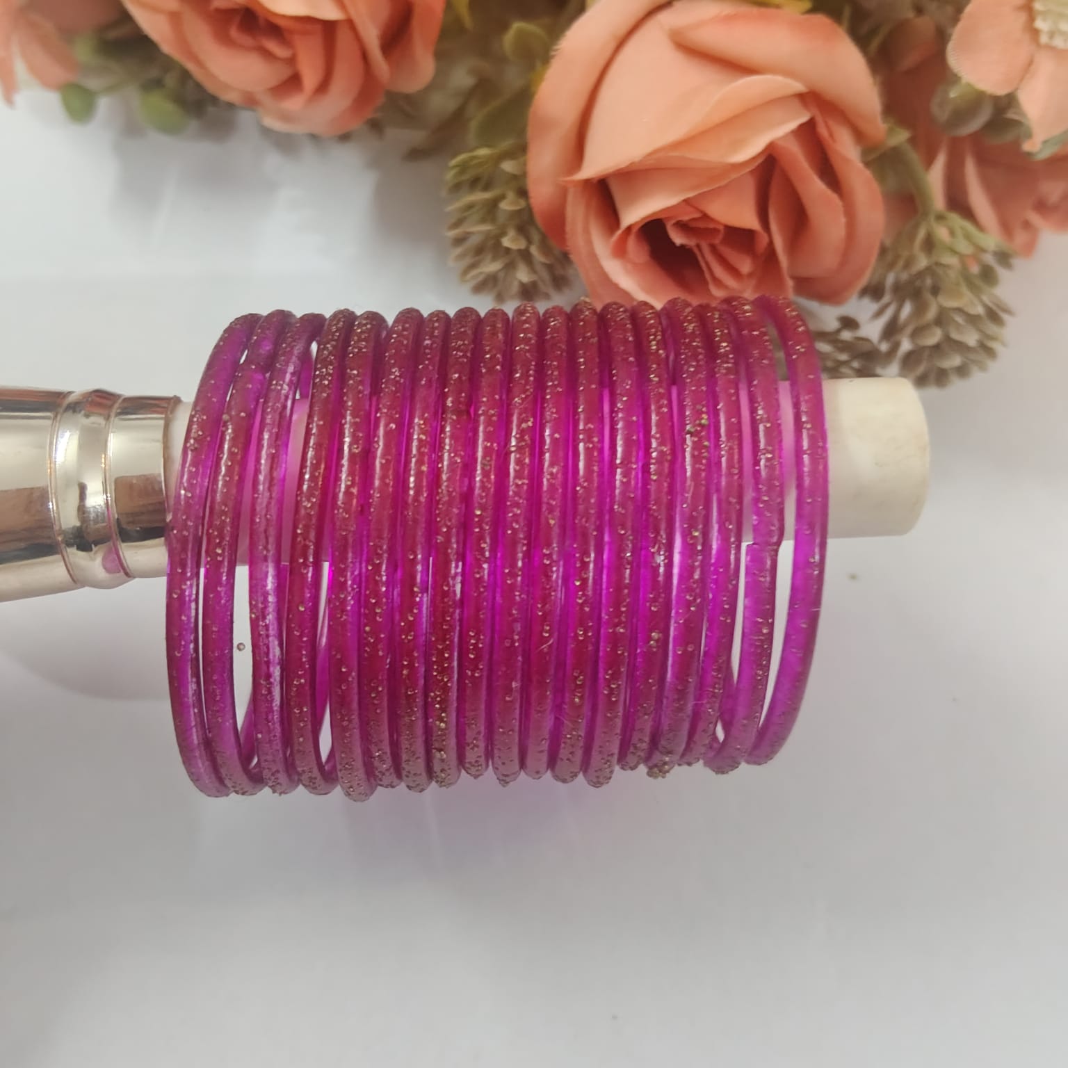 Kids Shoking Pink Raindrop Bangles