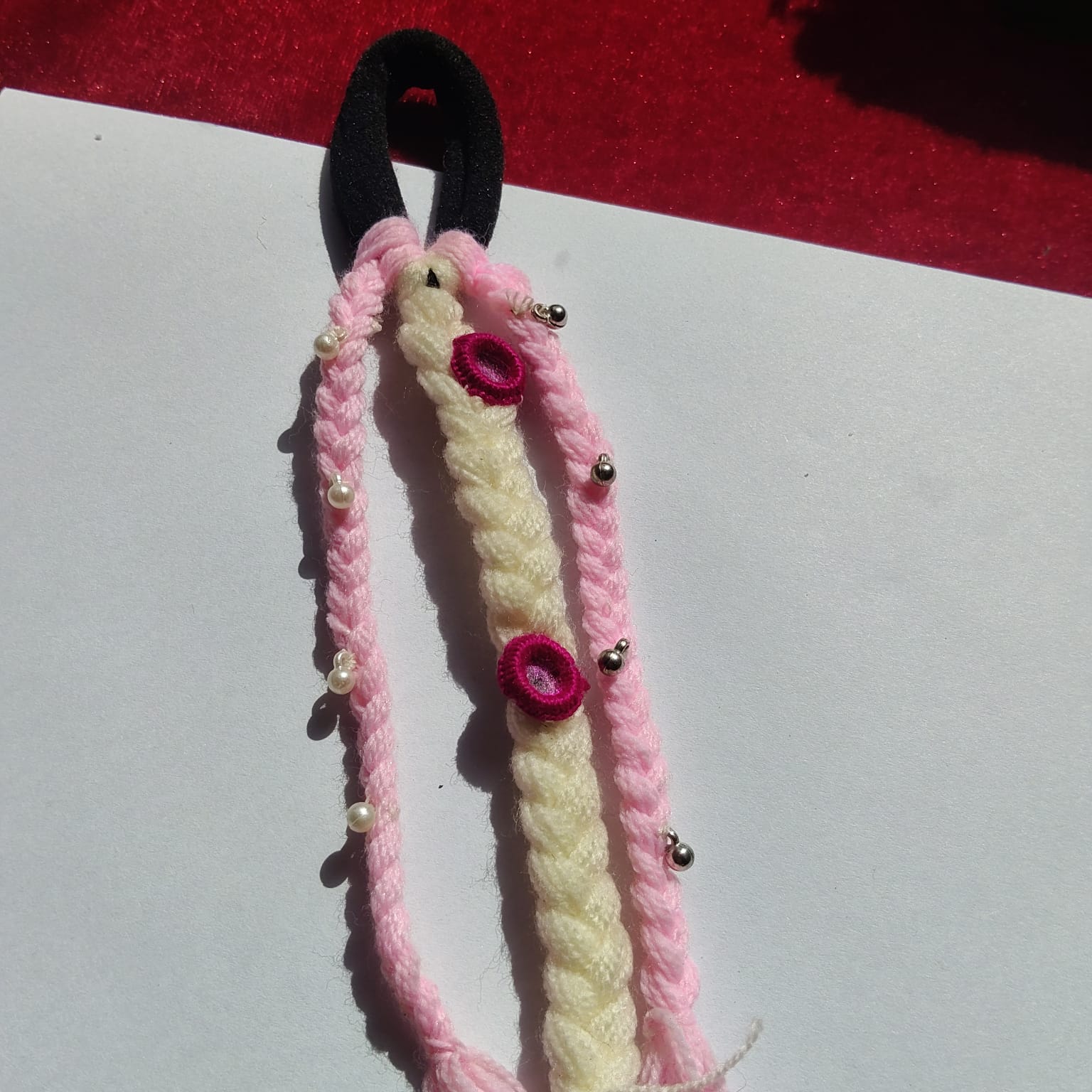Kid Baby Pink Bahu Braid