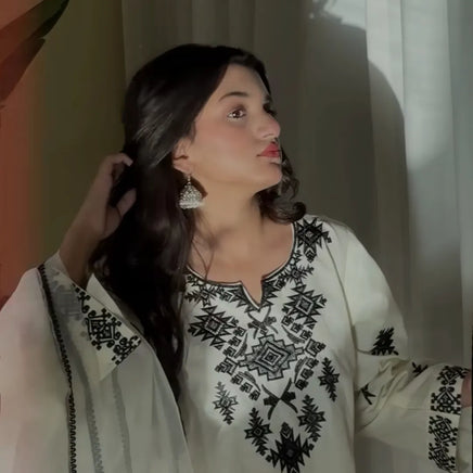 Silver Sabrina Jhumkas
