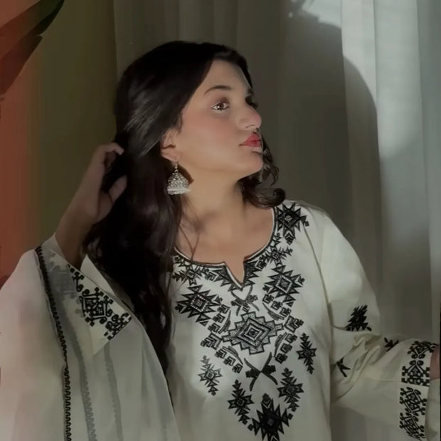 Silver Sabrina Jhumkas