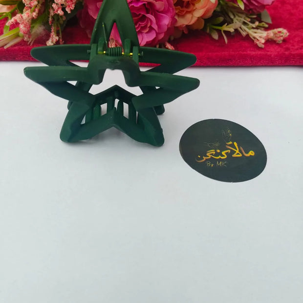 Dark Green HairClip