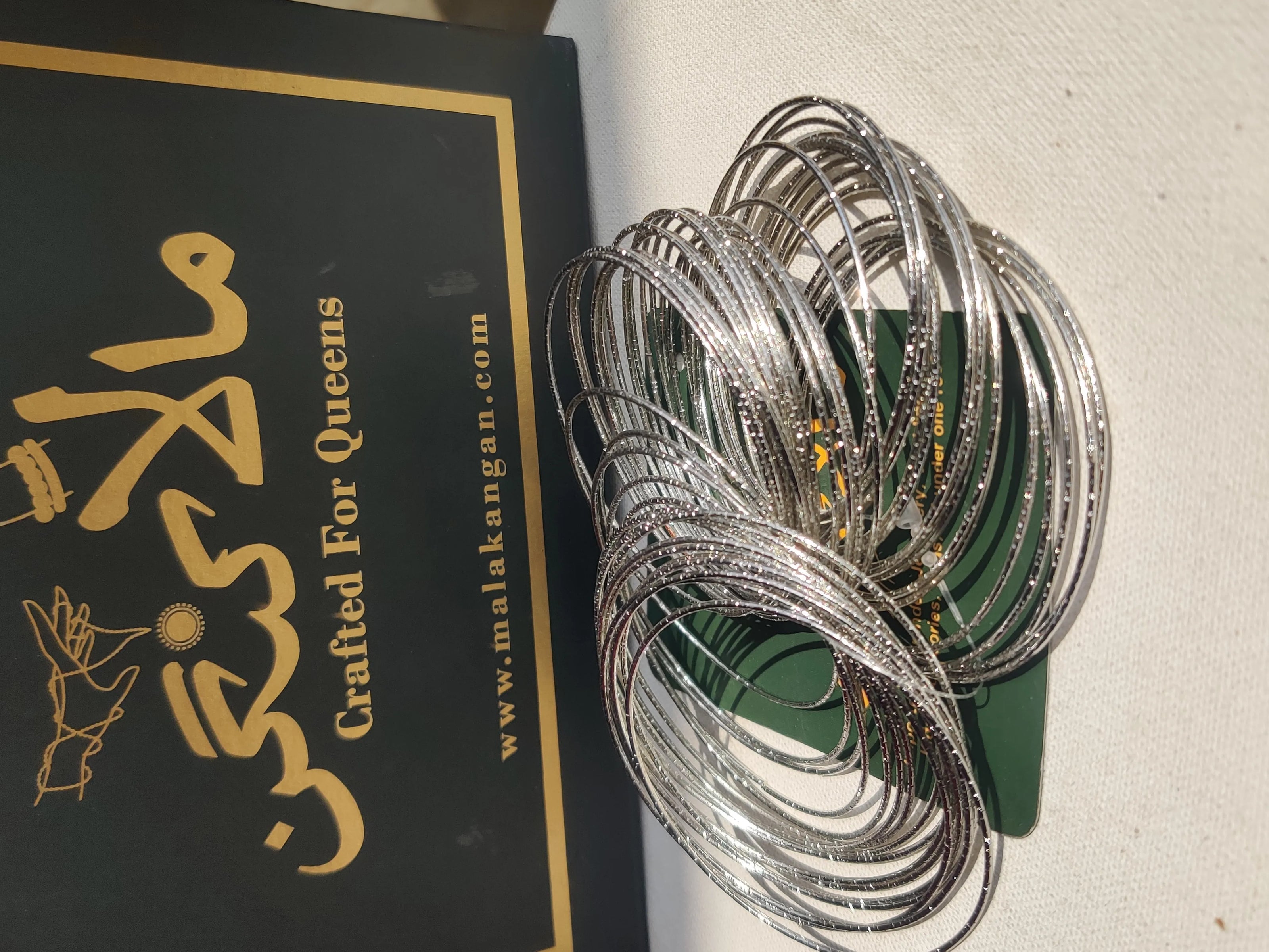 Silver bangles