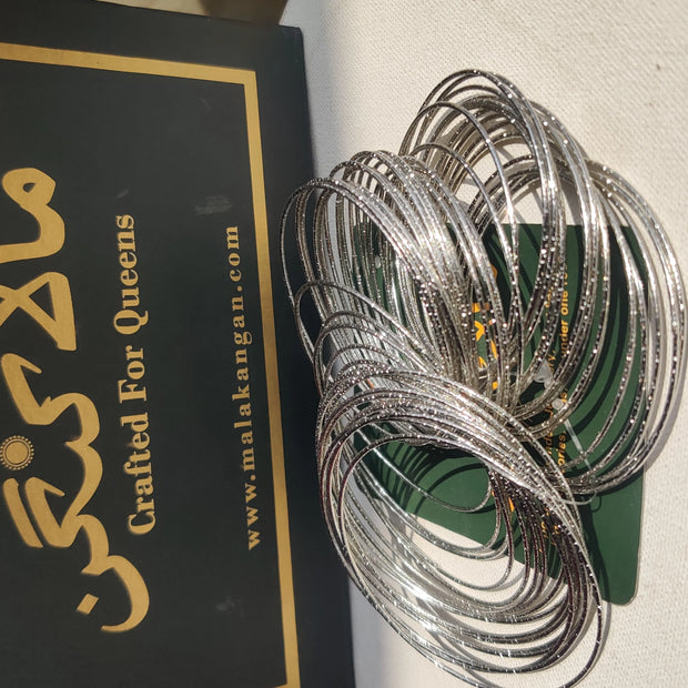 Silver bangles
