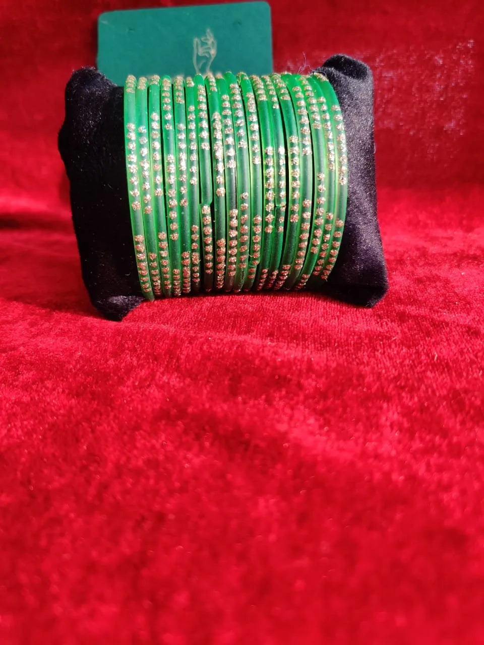 Kanch Green Bangles