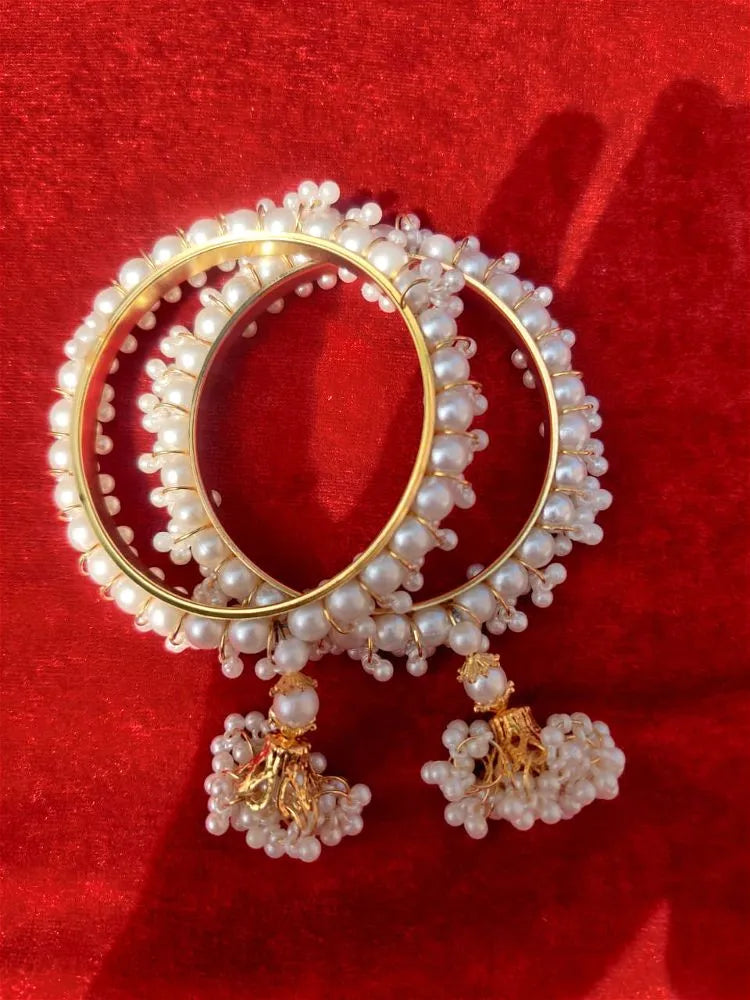 Pearl jumkie bangles