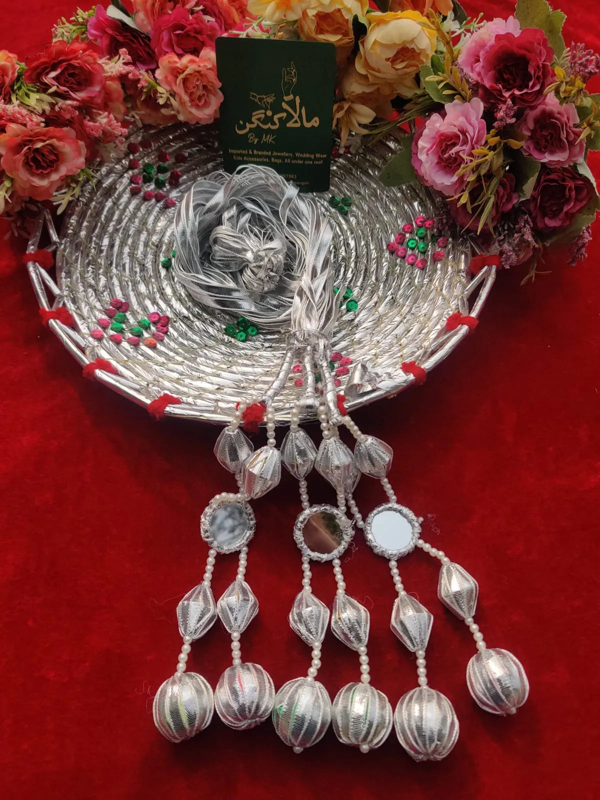 Silver Shisha Tassel  Paranda