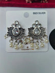 White Taj Pearl Earrings