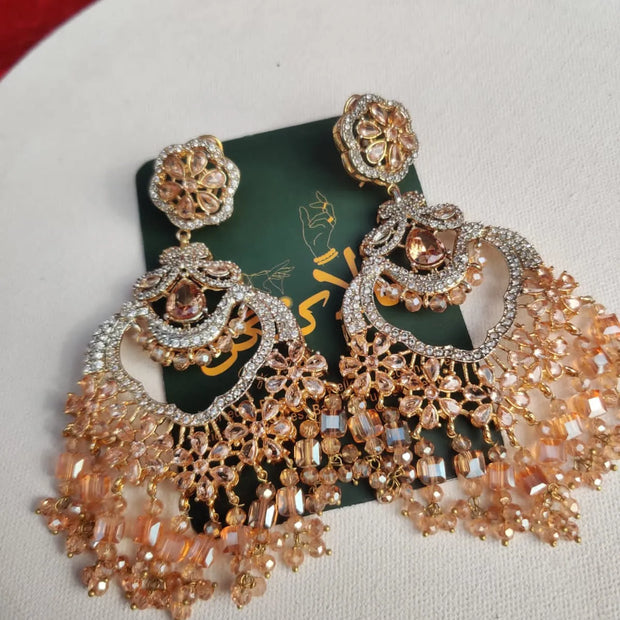 sameera peach earings
