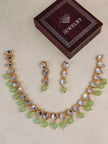 Mint Moti Kundan Set