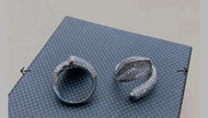 Silver open ring