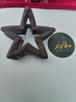 Brown Star Hairclip