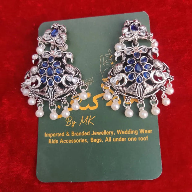 Mor bule earings