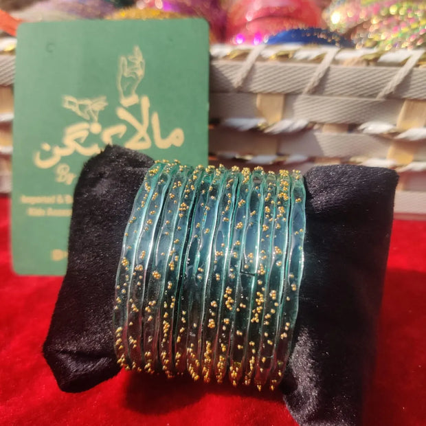 Rainbow Mint Glass Bangle