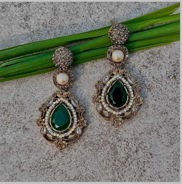 Green Meharbano Earing
