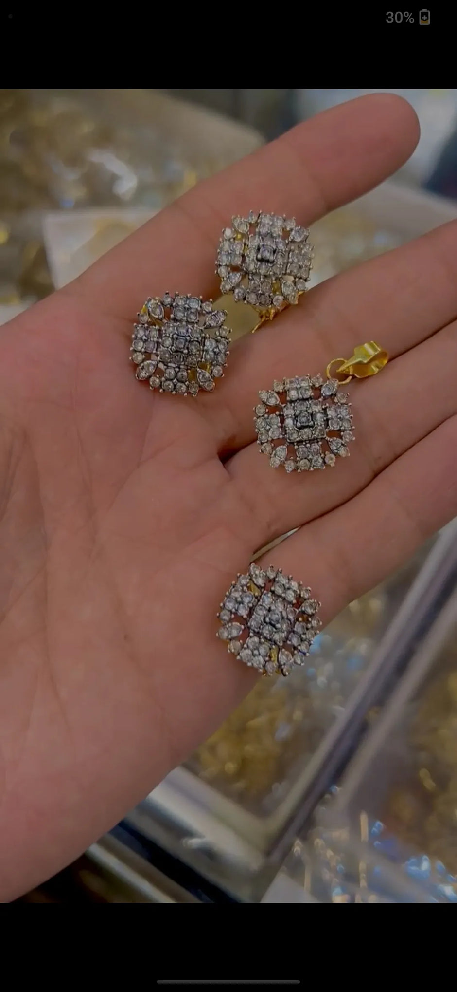 Goldplated ruhma set